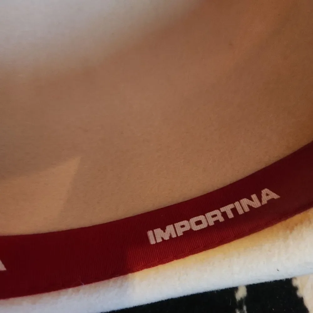 Importina Vintage‎ Bollman 100% Wool Felt Bowler Hat Cream with Black Ribbon - Picture 5 of 8